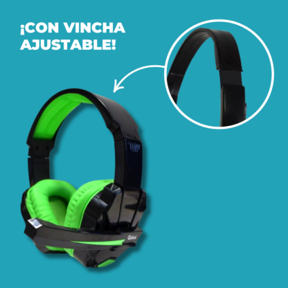 Auricular Gamer con Microfono y Luces EPGMR137 - Imagen 4