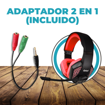 Auricular Gamer con Microfono y Luces EPGMR148 - Imagen 3