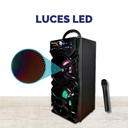 Parlante Bluetooth SBL13 Torre 2x10W con Micrófono y Múltiples Entradas - Imagen 5