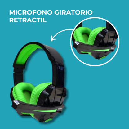 Auricular Gamer con Microfono y Luces EPGMR137 - Imagen 5