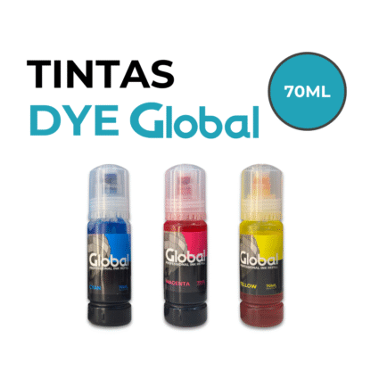 Tinta compatible con Epson L Series T504/544 EcoTank Colores (Cian-Magenta-Amarillo) Dye 70 ml - Imagen 2