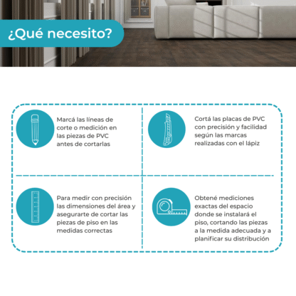 Piso Vinílico SPC Uptown Grey 4MM – Encastre CLICK, Textura Madera Real y Alta Resistencia - Imagen 5