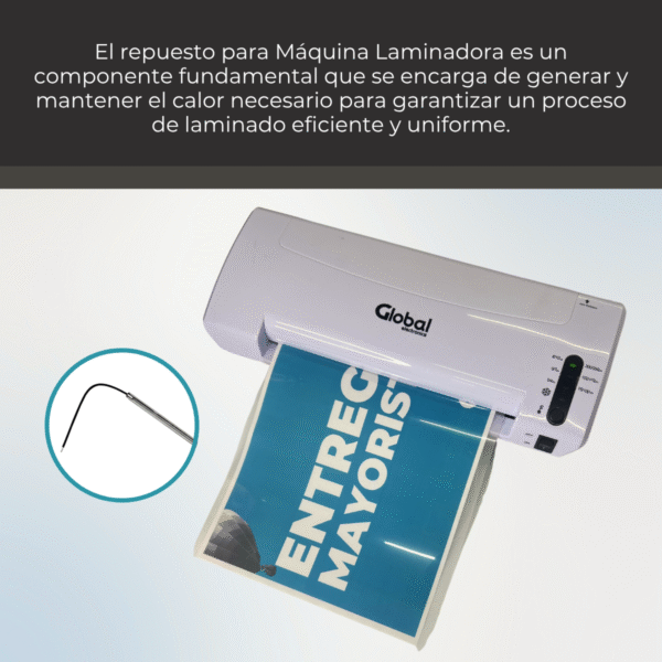 Repuesto Tubo Quartz Laminadora y Plastificadora con Ancho Máximo 330mm - Imagen 5