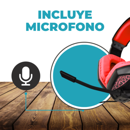 Auricular Gamer con Microfono y Luces EPGMR148 - Imagen 4