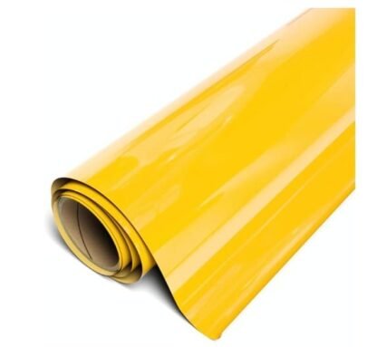 Vinilo autoadhesivo para corte de 1.22 mt de ancho glossy - 100 Micrones PVC con 120grs release paper base blanca - rollo 25 mtrs en caja Global Electronics