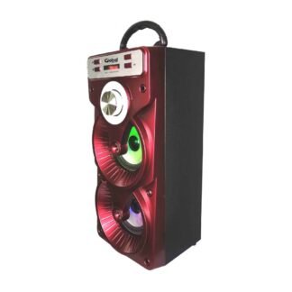 Parlante Bluetooth Premium Torre Doble con 2 x 10W - Micrófono Karaoke con cable, Global Electronics