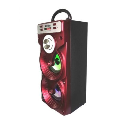 Parlante Bluetooth Premium Torre Doble con 2 x 10W - Micrófono Karaoke con cable, Global Electronics