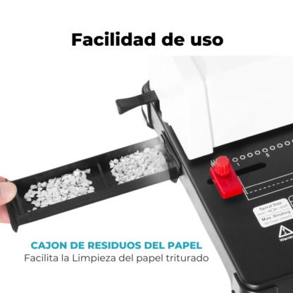 Espiraladora Reforzada A4 – Precisión Total y Perforación de hasta 12 Hojas - Imagen 6