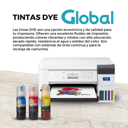 Tinta compatible con Epson L Series T504/544 EcoTank Colores (Cian-Magenta-Amarillo) Dye 70 ml - Imagen 3