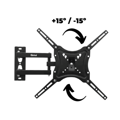 Soporte TV Articulado 14" a 55" – Flexibilidad Total y Sujeción Segura - Imagen 7