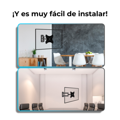 Soporte TV Móvil 14" a 42" – Flexibilidad Compacta y Firmeza Total - Imagen 7