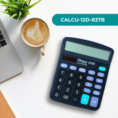 Calculadora de 12 Dígitos Plástica 837B Negra - Imagen 3