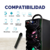 Parlante Bluetooth SBL13 Torre 2x10W con Micrófono y Múltiples Entradas - Imagen 8