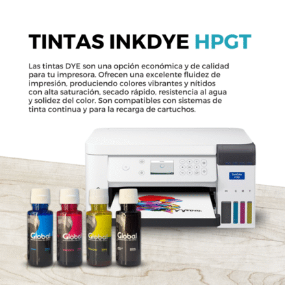 Tinta alternativa HP GT Series 52/53 Dye (Negro 90ml - Colores 70ml) - Imagen 3