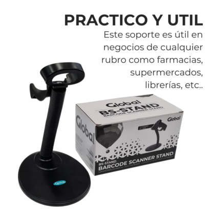 Base Soporte Universal para Pistola lectora de códigos de barras - Imagen 9