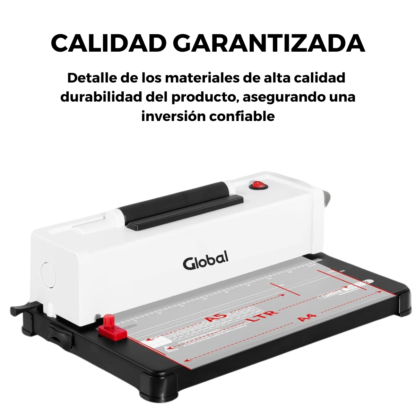 Espiraladora Reforzada A4 – Precisión Total y Perforación de hasta 12 Hojas - Imagen 8