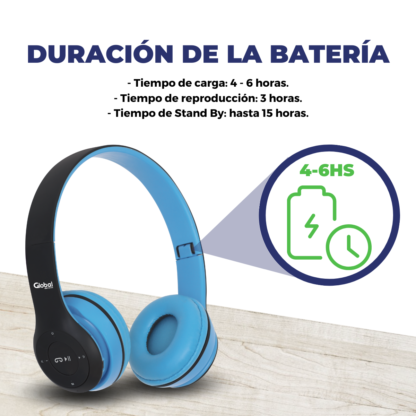 Auricular Bluetooth Inalambrico Stereo EPBL037 - Imagen 3