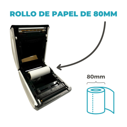 Impresora Térmica POS 80mm ancho de impresión - USB 2.0 + RJ11- 203dpi - Imagen 10
