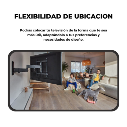 Soporte TV con Brazo Doble 26" a 63" – Movilidad Total y Máxima Firmeza - Imagen 9