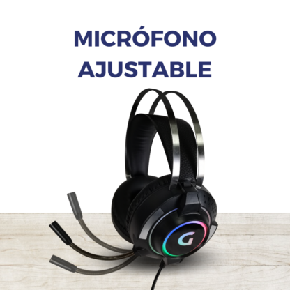 Auricular Gamer con Microfono Luces Stereo con cable Jack 3.5 / USB EPGMR149 - Imagen 8