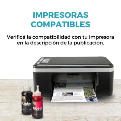 Tinta Compatibles Epson L Series T664/673 Dye 70cc - Imagen 3