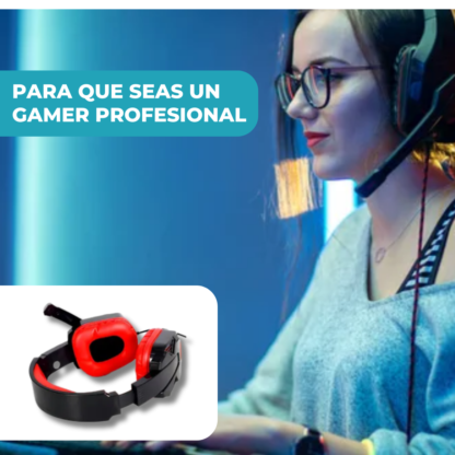 Auricular Gamer con Microfono y Luces EPGMR137 - Imagen 7