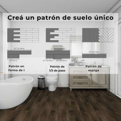 Piso Vinílico SPC Uptown Grey 4MM – Encastre CLICK, Textura Madera Real y Alta Resistencia - Imagen 9