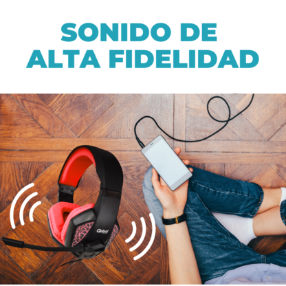 Auricular Gamer con Microfono y Luces EPGMR148 - Imagen 8