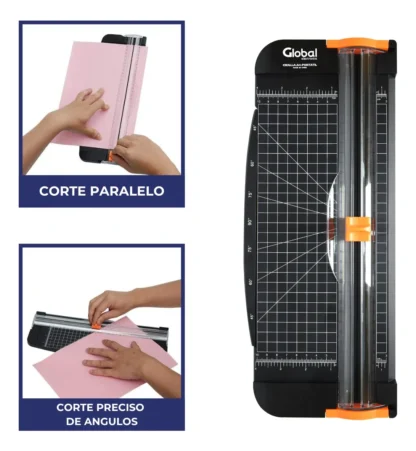 Cizalla Plástica Rotativa A4 de 310mm para Corte Recto (10 Hojas 80 Grs.) con Regla Extensible Portátil - Imagen 10