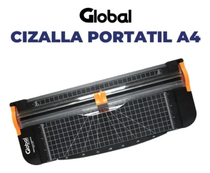 Cizalla Plástica Rotativa A4 de 310mm para Corte Recto (10 Hojas 80 Grs.) con Regla Extensible Portátil - Imagen 4