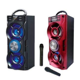 Parlante Karaoke Sbl10 Bluetooth con Micrófono y Luces – ¡Llevá la Fiesta Donde Quieras!