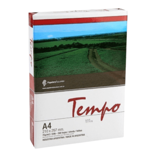 Resma Tempo 500 Hojas – Papel Premium para Impresora Inkjet | Ideal Oficina y Hogar - A4