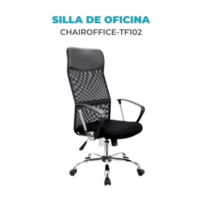 Silla Ergonómica Negra Gerencial Escritorio Oficina - Imagen 2