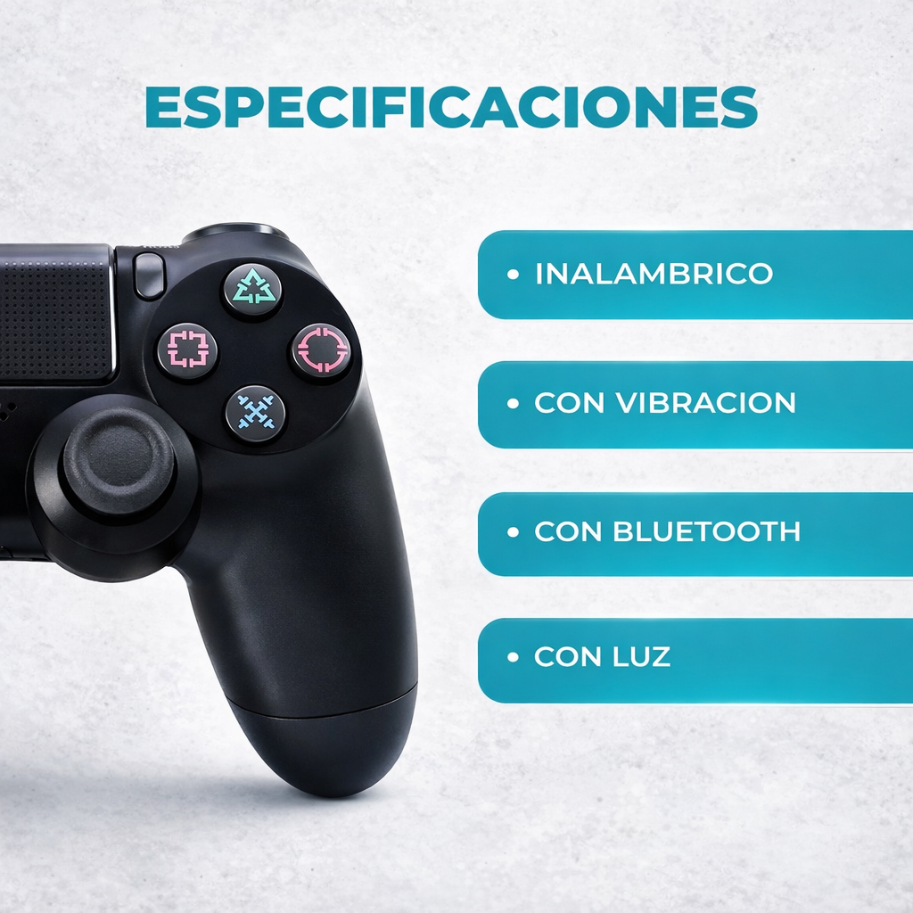 Joystick Controlador Compatible P4 Con Luz Inalámbrico - Imagen 3
