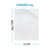 Papel Autoadhesivo A4 Transparente Film PVC de 120 Grs - Imagen 2