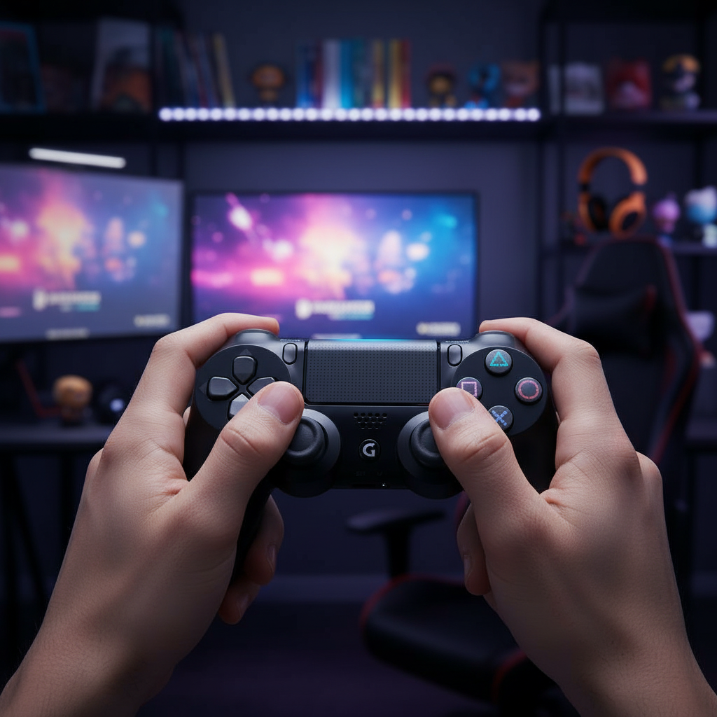 Joystick Controlador Compatible P4 Con Luz Inalámbrico - Imagen 4