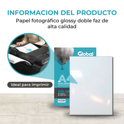 Papel Foto A4 Glossy Bifaz – El Doble de Calidad - Imagen 3