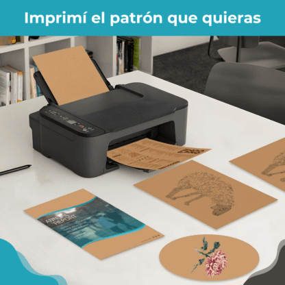 Papel Kraft en A4 – Estilo Artesanal con Calidad Profesional - Imagen 5