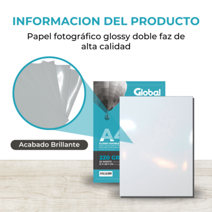 Papel Foto A4 Glossy Bifaz – El Doble de Calidad - Imagen 5