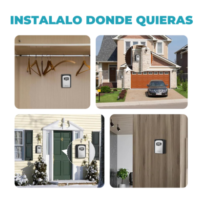 Caja Guarda Llaves Mini con Apertura de Combinación Mecánica - Ideal Airbnb - Imagen 5