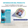 Papel Autoadhesivo A4 Transparente Film PVC de 120 Grs - Imagen 7