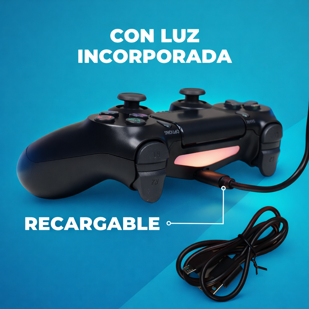 Joystick Controlador Compatible P4 Con Luz Inalámbrico - Imagen 6