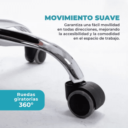 Silla Ergonómica Negra Gerencial Escritorio Oficina - Imagen 9