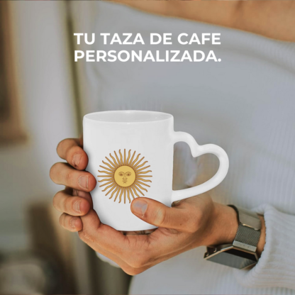 Taza Sublimable de Ceramica Recta con Asa Corazon Blanca Glossy de 11oz 325cm3 - Imagen 11