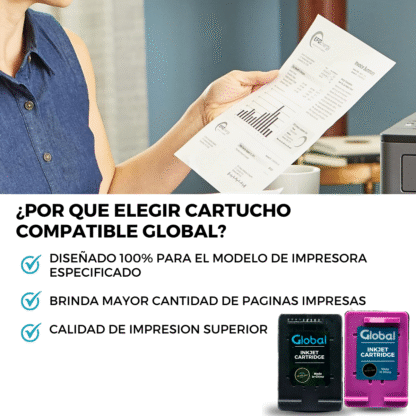Cartucho de Tinta Compatible con HP 122XL (Negro-Tricolor) - Imagen 5