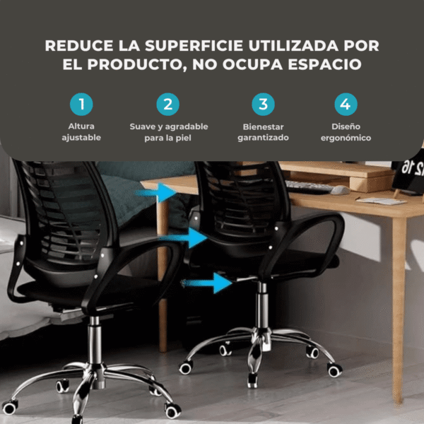 Silla Ergonómica – Comodidad y Estilo Para Tu Oficina - Imagen 10