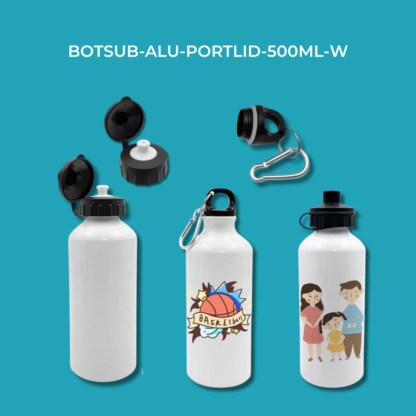 Botella Sublimable 500ml: Diseño, Resistencia y Doble Tapa Deportiva - Imagen 10