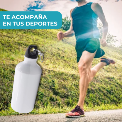 Botella de Aluminio 500ml: Sublimación + Estilo Deportivo - Imagen 9