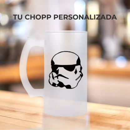 Chopp Sublimable de Vidrio con Asa Frosted de 16oz 473cm3 - Imagen 11