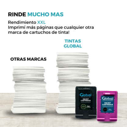 Cartucho de Tinta Compatible con HP 122XL (Negro-Tricolor) - Imagen 4